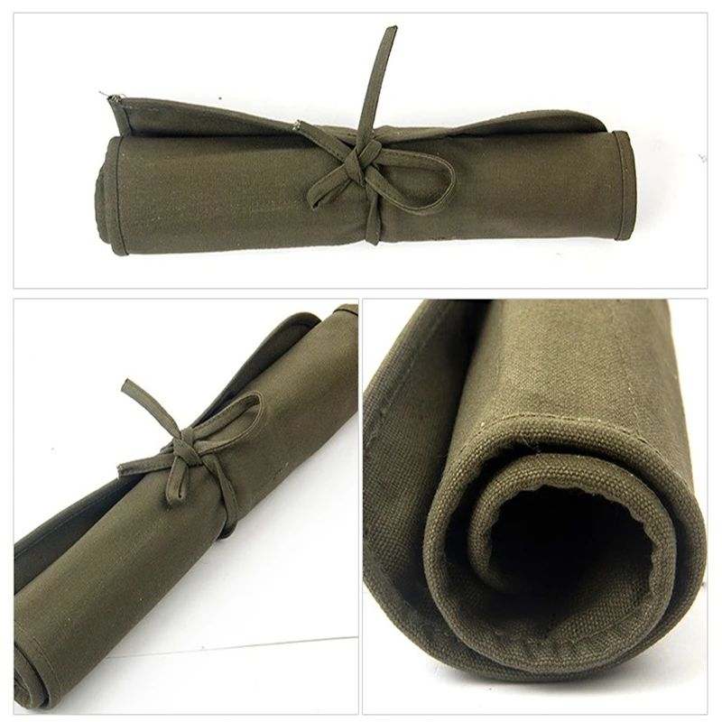 Новая сумка для рисования с 22 слотами двойной слой рулон холста чехол органайзер