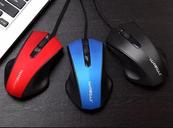 

1600dpi 3d Buttons Usb Wired Gaming Game Mouse Mice For Pc Laptop Unrestricted Operation With Both Hands Brushed Feel Mice