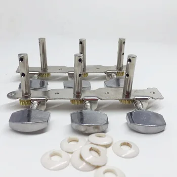 

Guitar Accessories Instrument Auxiliary Accessories Guitar Winding Device Short Three Chrome Plastic Head Diplopore Steel Column