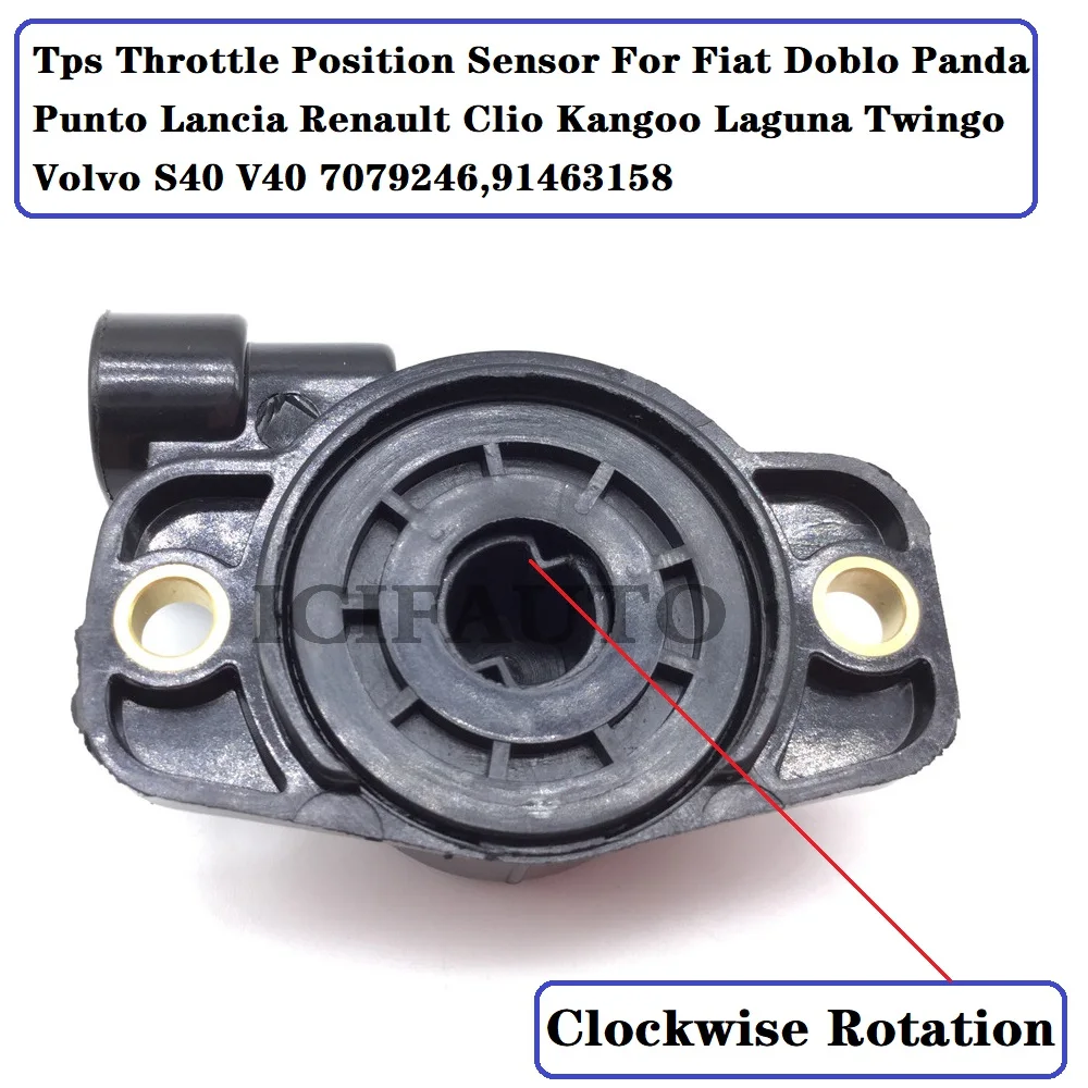 1/2 Pcs Throttle Position Sensor for Fiat 500 500C 500L Doblo Renault Clio Laguna Kangoo Audi Volvo Alfa Romeo 9564463180