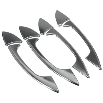 

4 PCS/Set Chrome Door Handle Cover For Mercedes- For Benz E GLK ML CLA C-Class W204 W212 Professional Car Accessories