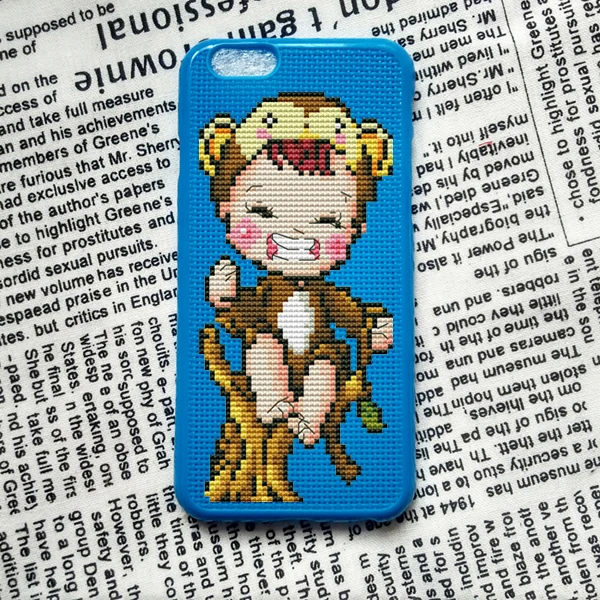 

224 Mobil Phone Cover Cellphone Shell Cases Housing Iphone Craft Cross Stitch Needlework Embroidery Counted Cross-Stitching Kit