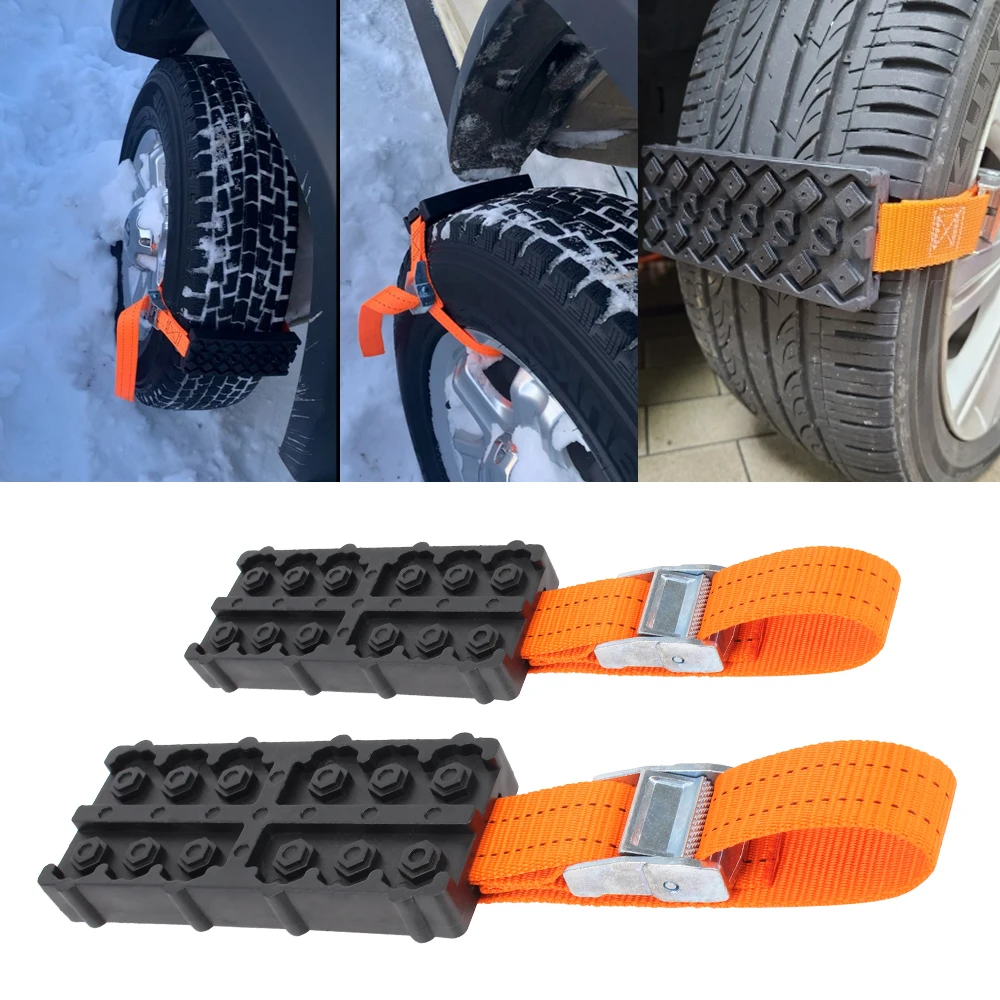 TreadReady Adirondack Strap Orange Easier Than Snow Chains! AS10PG1 Emergency Traction Device for Snow Sand and MUD 