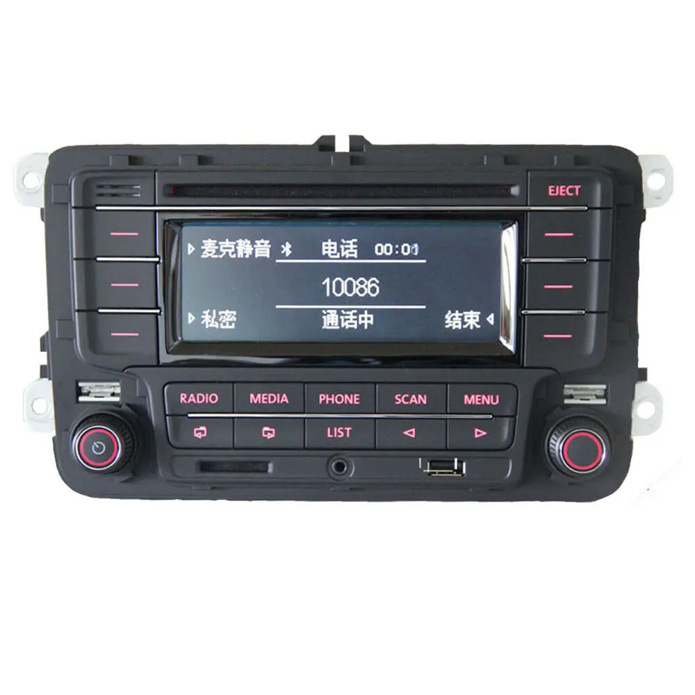 Авторадио RCN210 + CANBUS Kabel Bluetooth CD USB AUX SD для Volkswagen GOLF PASSAT TOURAN POLO TIGUAN CADDY EOS CC|CD-плеер