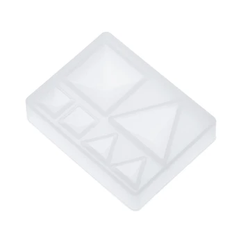 

Silicone Mold DIY Jewelry Making Geometric Crafts Mirror Decorative Epoxy Resin Y4QB