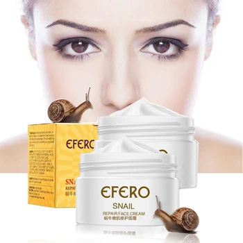 

EFERO Anti Aging Snail Essence Face Cream Whitening Snail Cream Serum Moist Nourishing Lifting Face Skin Care anti wrinkle Cream