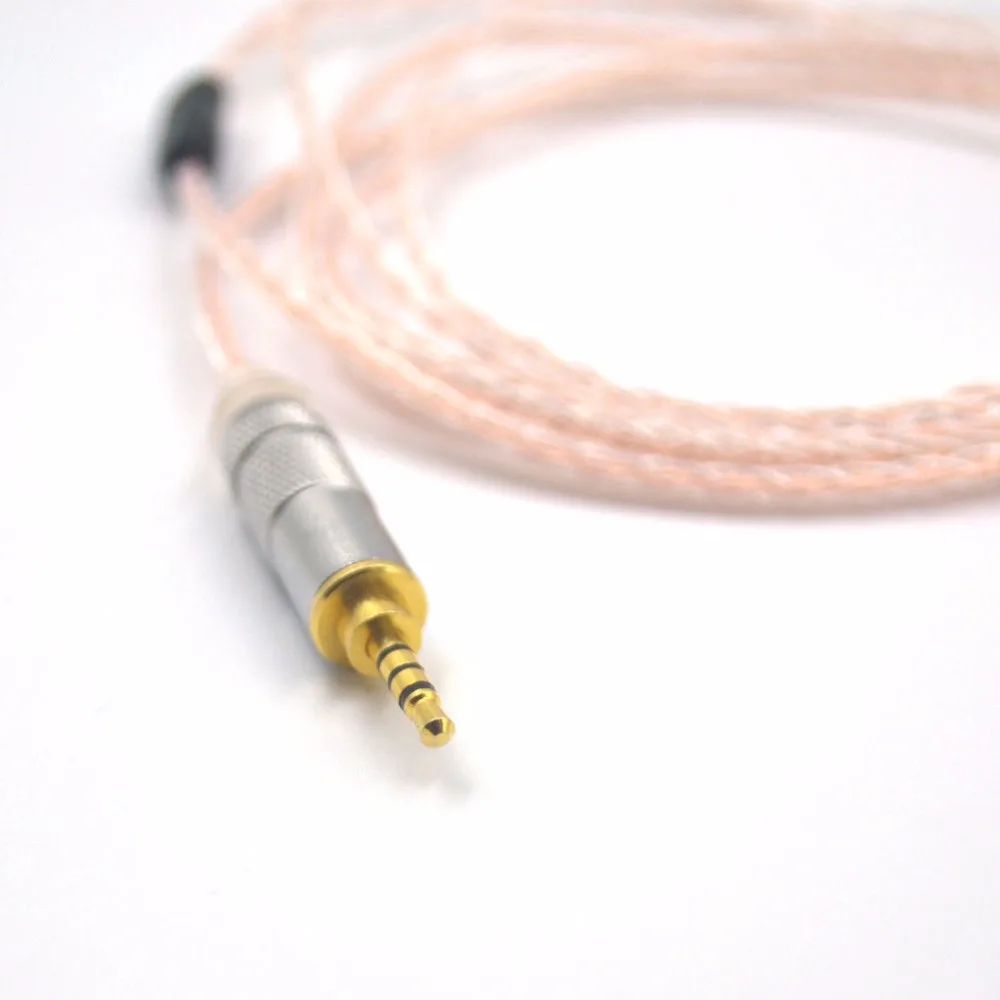 Thouliess Handmade 3 5 2 5 4 4 Balanced 8core Litz braid Headphone Upgrade Cable for MDR Z7 Z7M2 MDR Z1R D600 D7100 Headphone