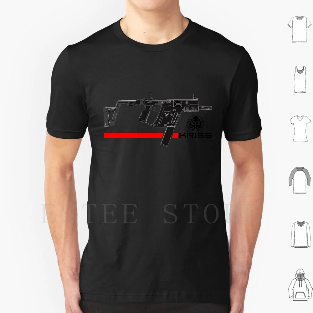 Vector V T Shirt Fai Da Te Big Size 100% Cotone Vector Airsoft 6Mm Mille Sim Aeg Sub Mitragliatrice Kriss Vector Jmozota