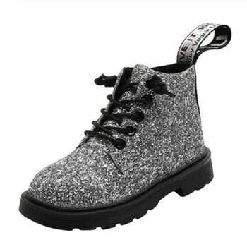 

Autumn Winter Leather Children Boots For Boys Girls Fashion Short Martin Boots Soft Comfortable Anti-slip Kid Martin Shoes