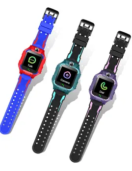 

Depth Waterproof Strap Z6 Children's Smart Watch IP67 Positioning Anti-lost Silicone Band material Depth Waterproof For Charging
