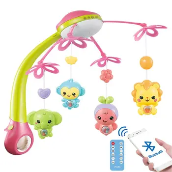 

Baby Rattles Crib Mobiles Toy Holder Rotating Mobile Bed Bell Musical Box Projection 0-12 Months Newborn Infant Baby Boy Toys
