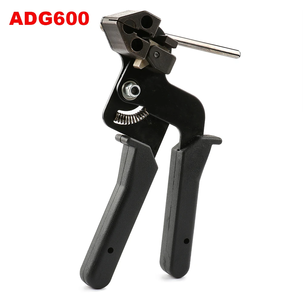ADG600 Инструмент Для стяжки кабеля из нержавеющей стали ADG600/ADG338, плоскогубцы для крепления и резки, специально для стяжек из нержавеющей стали, крепятся и режутся до 12 мм/7,9 мм - Цвет: ADG600