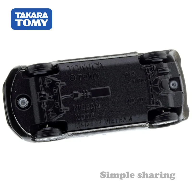 Takara Tomy Tomica No.21 Nissan Note Полицейская машина весы 1/63 Мини Популярные Детские игрушки