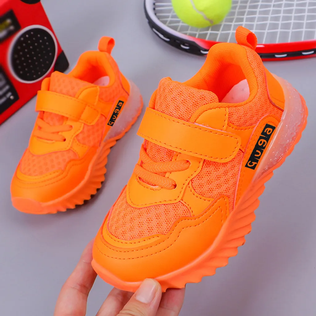 New Fashion Children's Neutral Lightweight Sports Shoes Casual LED Light Shoes kids shoes girls shoes toddle girls boots