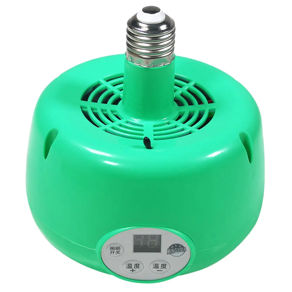 Ventilador de calor ligero para cría de pollos, lámpara de calefacción para reptiles y mascotas, 1 Uds.