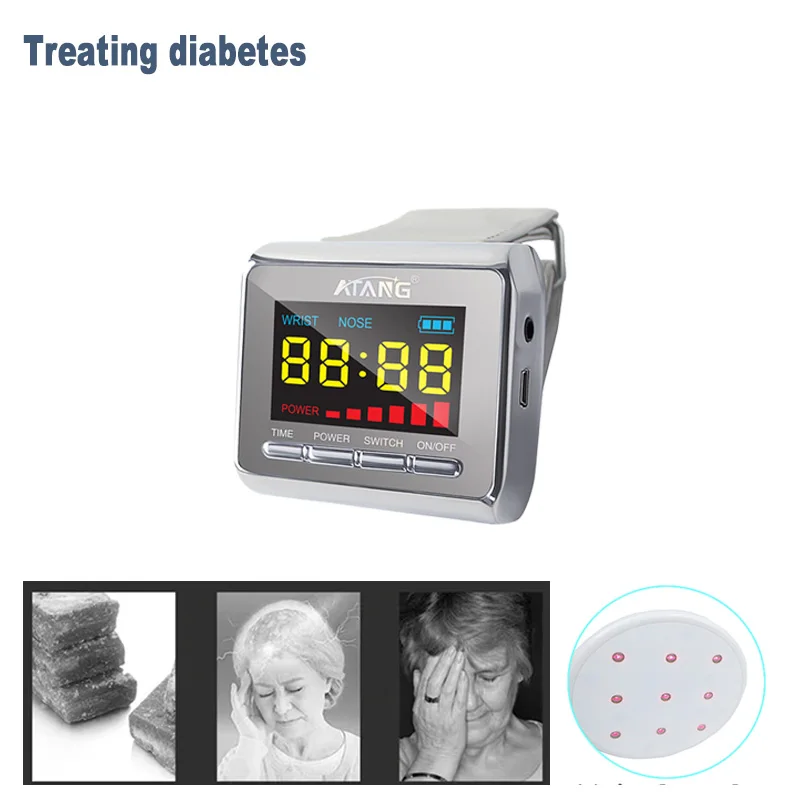 

650nm Red Laser Watch LLLT Therapy Watch for Blood circulation Low Level Laser Therapy Medical Device