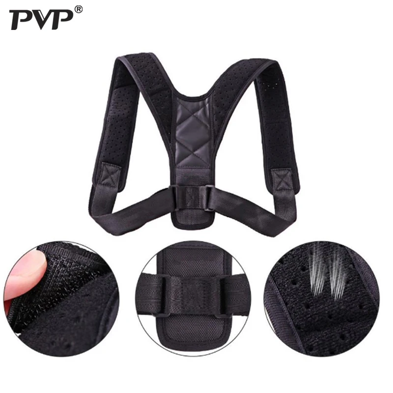 Корректор осанки верхней части спины поддержка до ключиц корректор прямые плечи