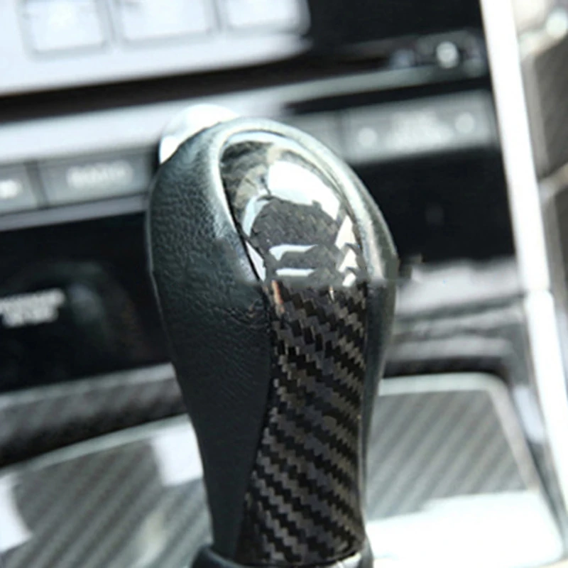 

Cars Gear Lever Shift Knob Cover Trim For Infiniti Q50 Q50L 2014-2018 Auto Parts