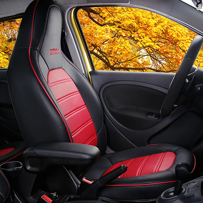 Защитный чехол для автомобильного сиденья Mercedes Smart 453 forfour Кожаная подушка с