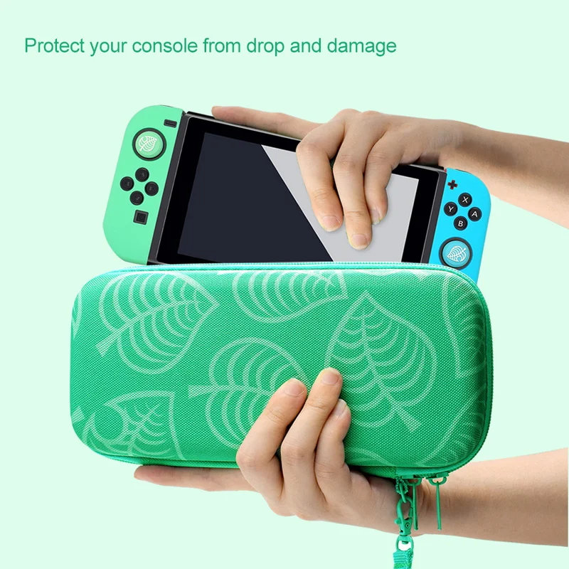 

Portable Storage Bag for Nintend Switch Console Carrying Protective Bag Hard Case for Nintend Switch Lite Green Color