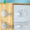 3/5/7Pcs Baby Cabinet Locks Strap Drawer Lock Child Anti-opening Refrigerator Lock Home Baby Anti-pinch Safety Protection Buckle 1