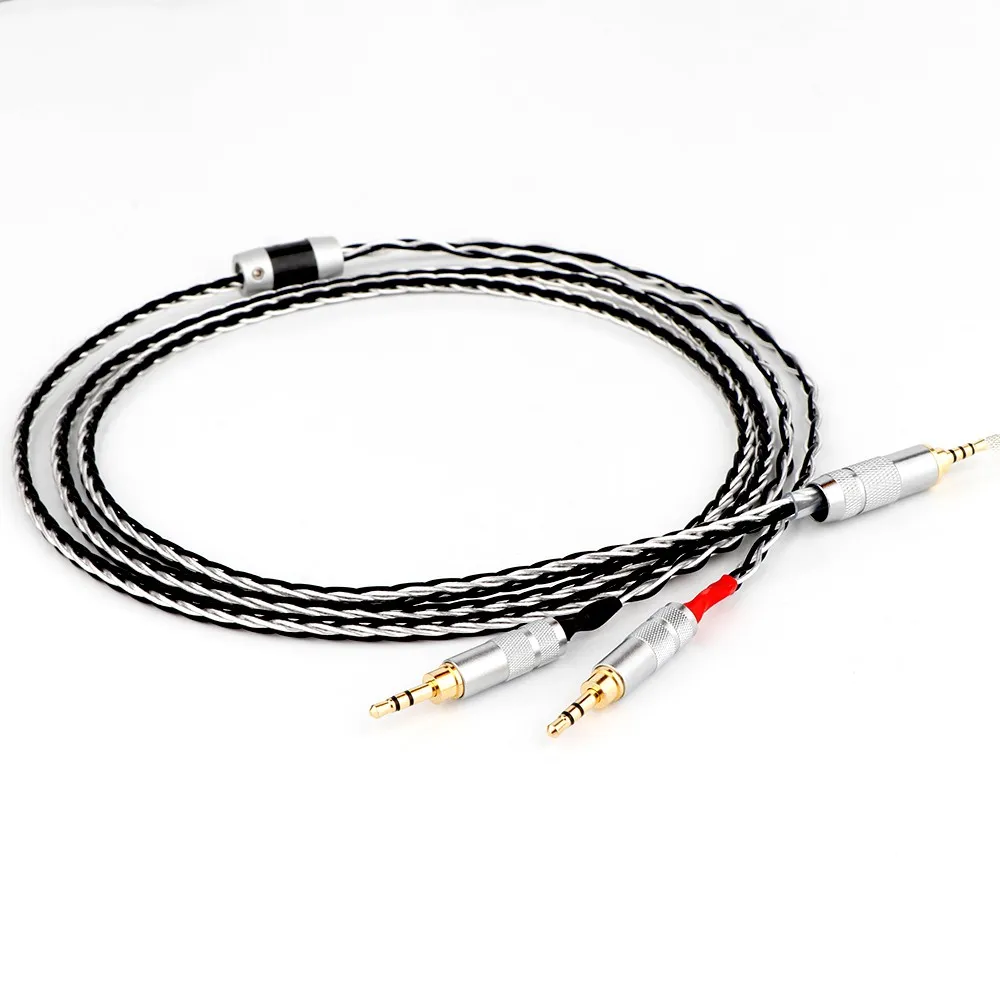 HIFI 8Cores 7N OCC versilbertes, symmetrisches Kopfhörer-Upgrade-Kabel für SUNDARA he400i he400s HE560 – Detail 9