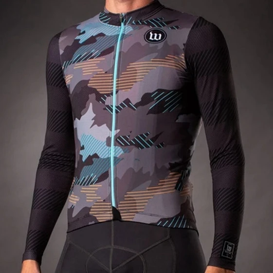 jersey Warm winter Мужская одежда для велоспорта с длинным рукавом, одежда для велоспорта, зимняя уличная одежда из кашемира, теплая зимняя одежда - Цвет: jersey Warm winter