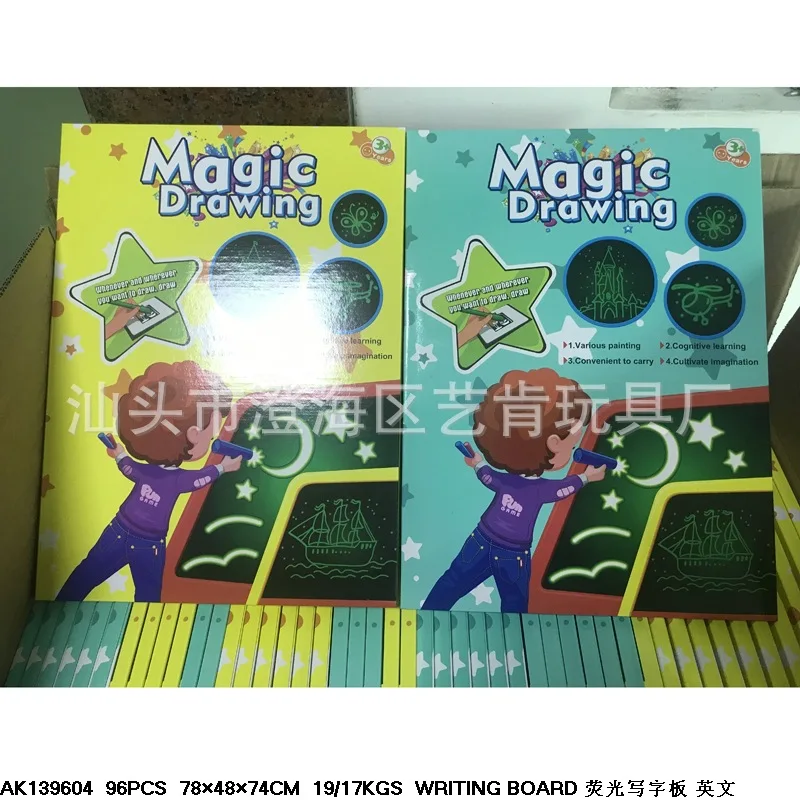 

A3 English Children'S Educational Science LED Electronic Fluorescent Board Graffiti Painted Writing Board 42*29
