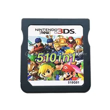 Картридж для игровой консоли для Nintendo DS 3DS 2DS, 510 в 1G01