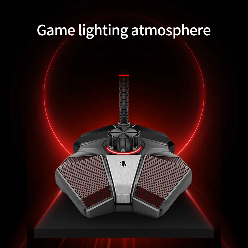 Microfone de Mesa Profissional de Popu Pine com Suporte-gravação Conferência para Microfone de Mesa Jogos Cantando Conferência para Móvel Usb - Image 4