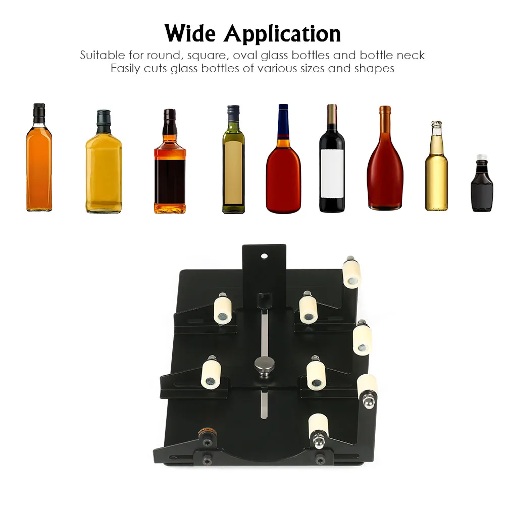 DIY Glass Bottle Cutter Tools for Square Round Wine Beer Bottles Cutting  Machine Kit Drop Shipping - AliExpress