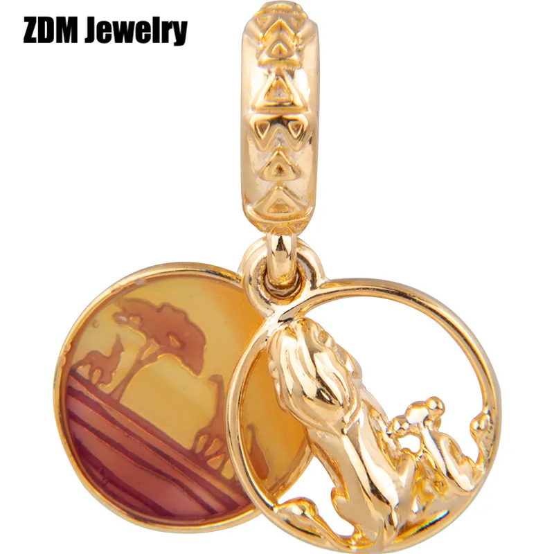 

2019 Summer Collection New Style S925 Sterling Silver The Lion King Collection Charm Jewelry