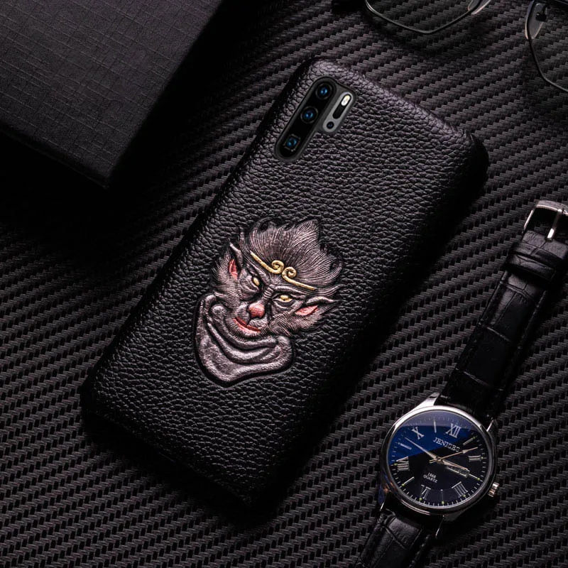 Чехол для телефона для huawei P20 P30 lite Коврики 10 20 Pro lite Y6 Y7 Y9 P smart животное значок для Honor 7A 7X8X9X10 20 lite - Цвет: Wukong