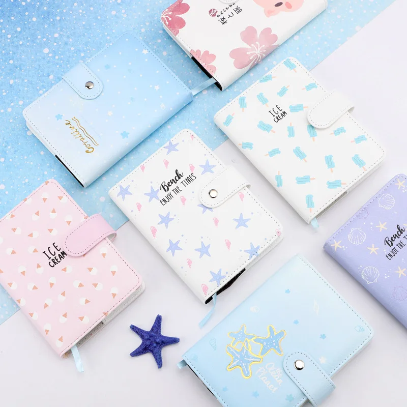 Фортуна канцелярские принадлежности вишневый цвет свиной кожи ручка страницы Pu Магнитная защелка ноутбук А6 блокнот тетрадь для студентов