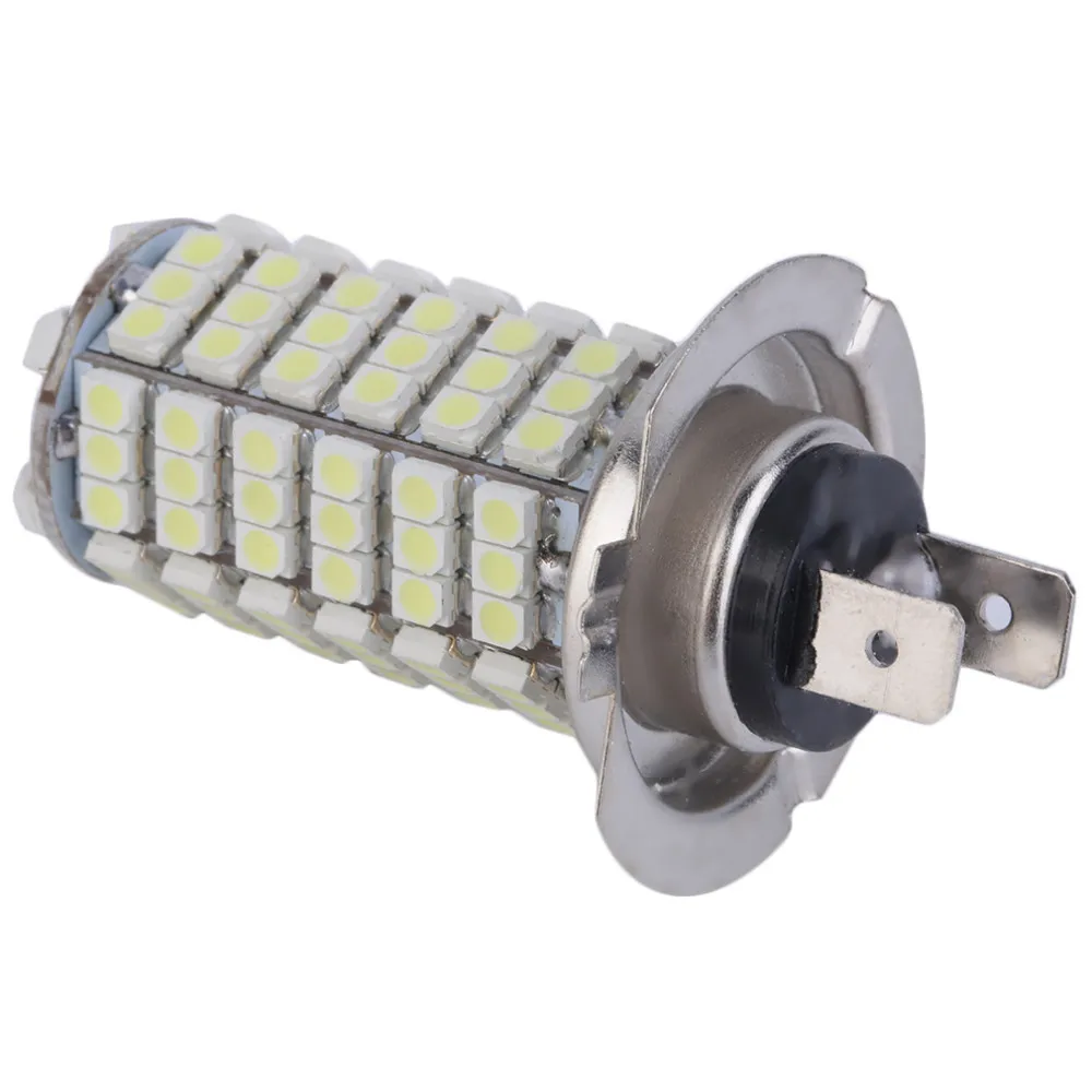 Новинка 1 шт. Автомобильная ультра яркая Автомобильная H7 120SMD 1210 противотуманная фара Автомобильная лампочка DC 12 В светодиодная противотуманная фара