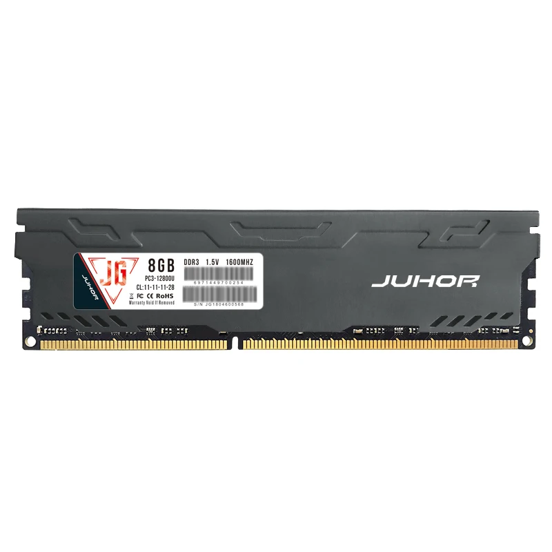 Novo do Dimm Ddr3 da Memória de 1600mhz Ram da Memória de Juhor 8gb com Dissipador de Calor Memoria Ram Ddr3 1333mhz 1866mhzdesktop - Imagem 5