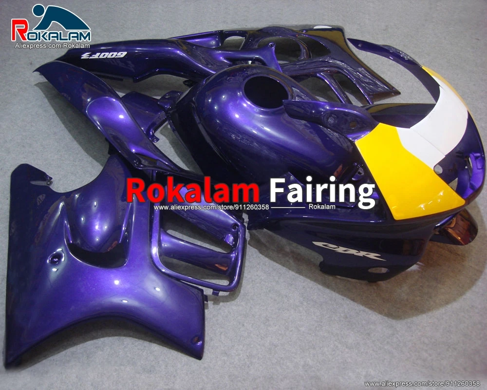 

For Honda CBR600 F3 1997 1998 CBR 600 97 CBR 600 F 3 98 ABS Bodywork Motorcycle Purple Fairing Kits (Injection Molding)