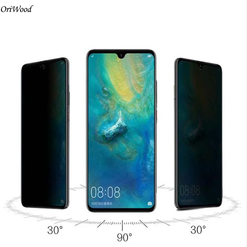 Анти шпионская черная Защита экрана для huawei mate 20 20X 20 Lite закаленное стекло для mate 20 Lite mate 20 профессиональная защитная пленка