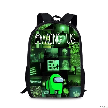 

Among Us Backpack Fashion Men Women Laptop Rucksack Children Boys Girls School Bags Teens Large Traval Knapsack