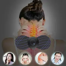 Mini elektryczny masaż odcinka szyjnego stymulator przenośny masażer ciała wielofunkcyjny masaż kręgosłupa szyjnego urządzenie relaksacyjne tanie tanio UOYOTT CN (pochodzenie) BODY NONE