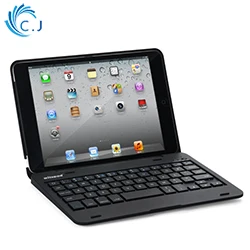 CJ Мини Портативный беспроводной Bluetooth чехол для клавиатуры для Apple IOS F1+ для iPad MINI 4,5 и F1 для IPad mini 1, mini 2, mini 3 - Цвет: F1-Black
