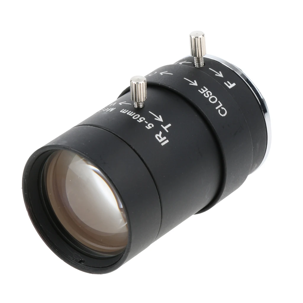 Secure Camera Lens 5-50mm 1.3Megapixel Manual IRIS Varifocal Lenses CMOS / CCD IR CS Mount Cameras Format 1/3-inch