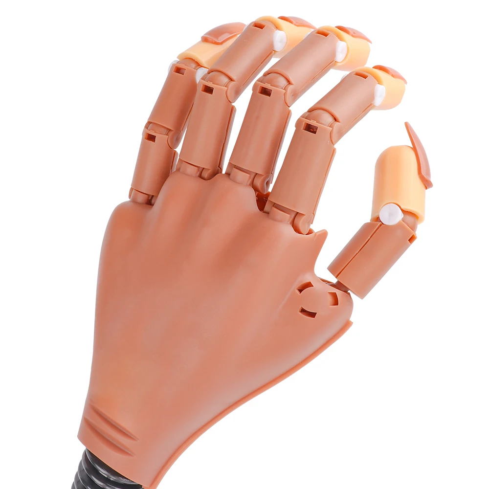 Профессиональная 1 рука для практики+ 100 шт Типсы для наращивания ногтей художественный ручной инструмент регулируемая модель для дизайна ногтей ручная работа Маникюрный Инструмент для обучения