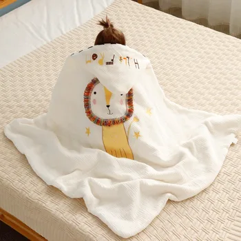 

Multi-layer Gauze Baby Blankets Swaddles Newborn Cotton Soft Blankets Baby Bedding Bath Towel Swaddle Cover Thin Blanket
