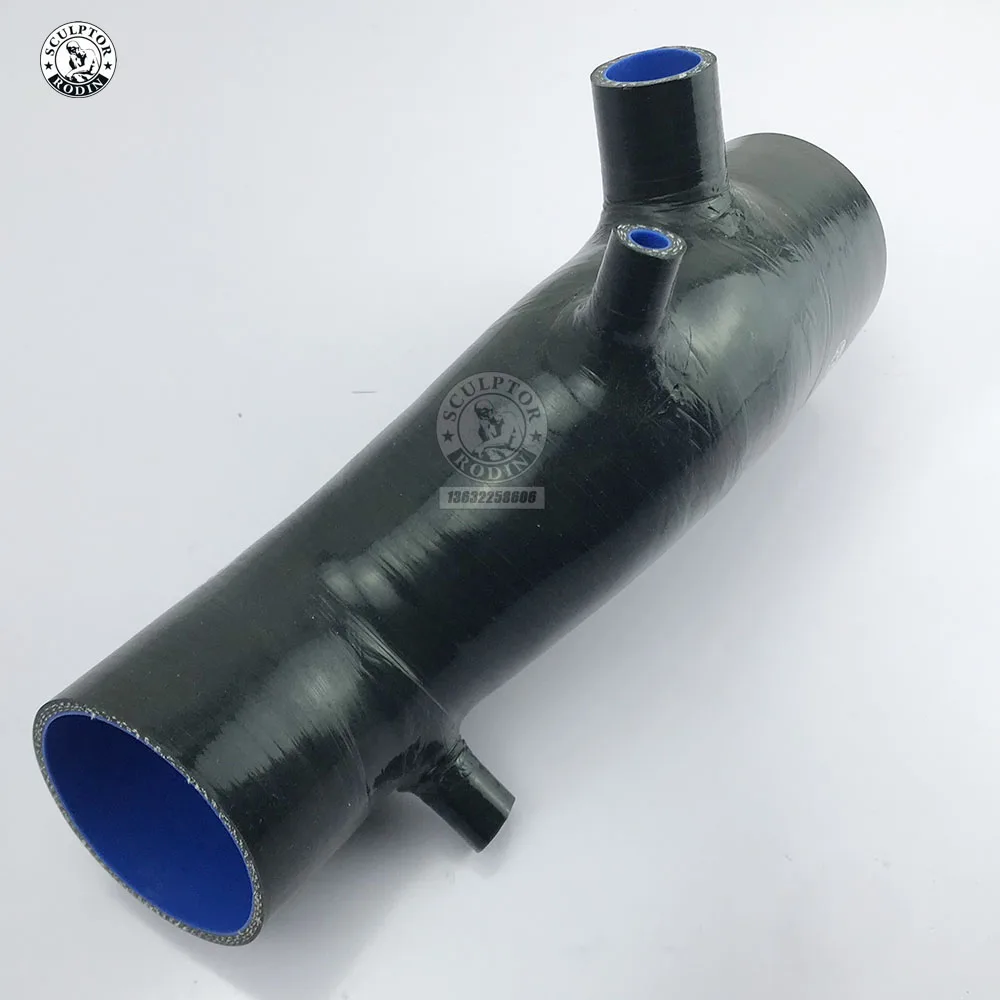 k8-132 BLACK Силиконовый индукционный шланг впускной для HONDA Accord евро R CL7 K20A 03-08(1 шт.) красный/синий/черный - Цвет: k8-132 BLACK