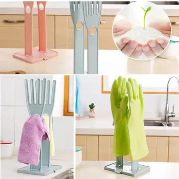 

Creative New Home Detachable Dry Glove Rack Kitchen Gloves Shelf Multifunctional Durable Environment ABS Rag Gloves Drying Rack