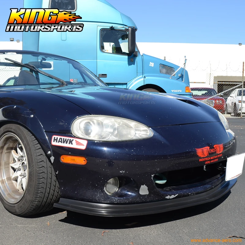 Уретановый спойлер для переднего бампера подходит MAZDA MIATA MX 5 купе DS style|bumper lip