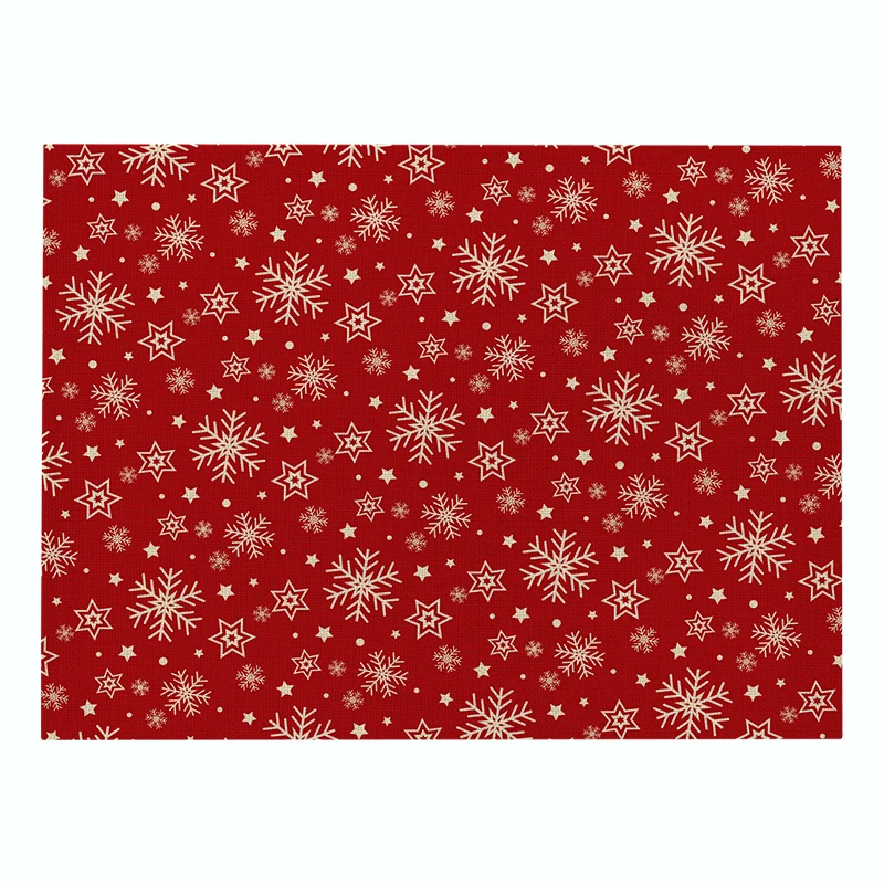 923 VOGVIGO Christmas Placemat for Home Dinner Decor Table Place Mat Coffee Coaster Dish Placemats Table Napkins Kitchen Accessories - Цвет: 923