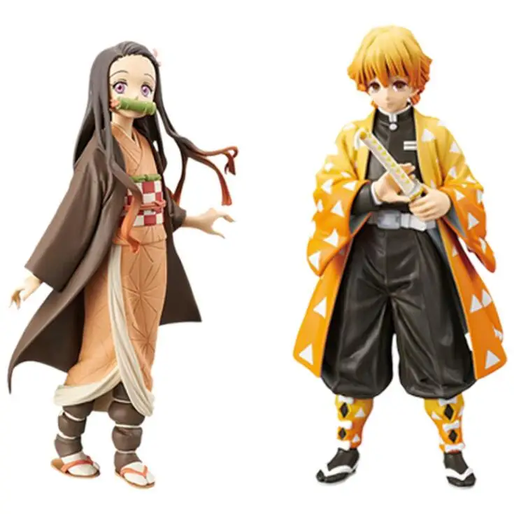 14 см Kamado Tanjirou Demon Slayer Kimetsu no Yaiba Kamado Nezuko Agatsuma Zenitsu Hashibira Inosuke Tomioka Giyuu фигурка