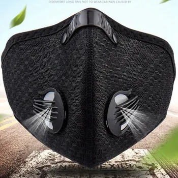 

10pcs/lot Cycling Face Masks Filter MTB Road Cycling Equip Anti-Dust PM2.5 Replacement With Active Carbon Filter Disposa
